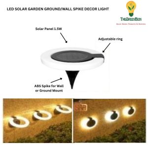 PVC Plastic Solar Power Garden Light, Color : Yellow
