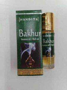 Bakhur Incense Oil Roll On, Packaging Size : 8ml for Aromatherapy