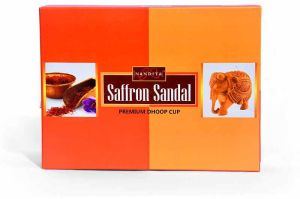 Nandita Saffron Sandal Dhoop Cup