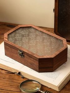 Wooden Spice Box
