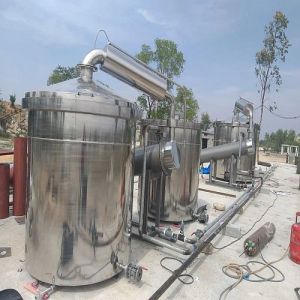 Nagarmotha roots Husk Distillation Plant