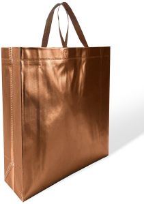 Glossy Woven Tote Bag