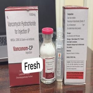 1000 Mg Vancomycin Hydrochloride For Injection, Form : Liquid