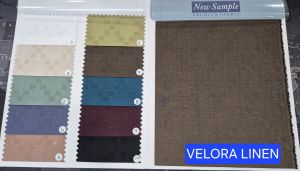 Shivam Textiles Checked Linen Viscose Fabric, Roll Length : 50m