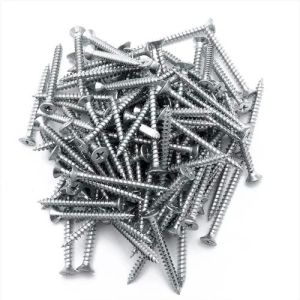 Polished Metal 4x20 Mm Chipboard Screw, Color : Grey