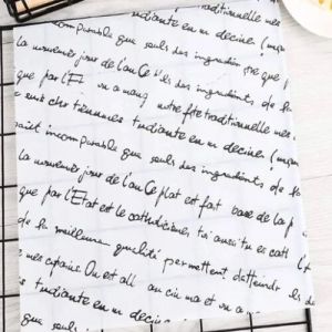 Name Printed One Side Coated Sheets 120 GSM