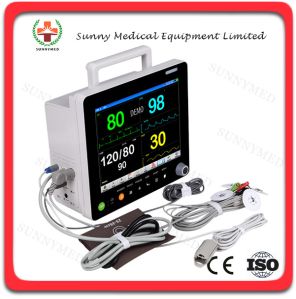 Hospital ICU Heart Rate Monitors Multi Function 15 Inch Portable Patient Monitor