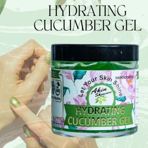 Aqua Hydrating Cucumber Face Gel, Color : Green, Gender : Unisex