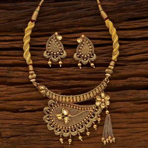 Designer Golden Necklace Set