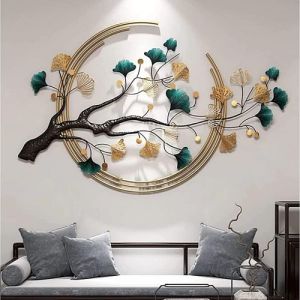 Decorative Tree Leaf Metal Wall Art