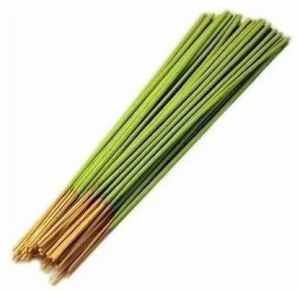 Bamboo Jasmine Incense Sticks, Color : Green, Length : Approx. 25cm