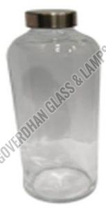 Glass 1000 Ml Round Water Bottle, Capacity : 1000ml