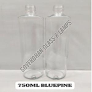 750 Ml Blue Pine Glass Water Bottle