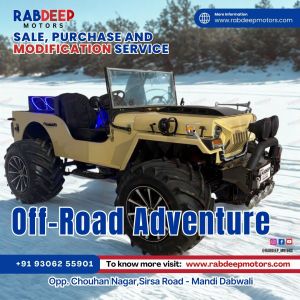 Modified Jeeps Fuel Cast Iron Off Road Tires