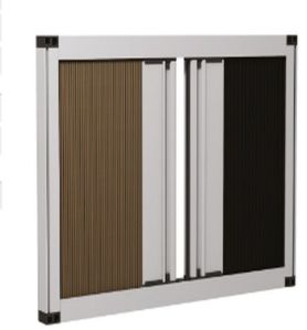 Polyester 2 In 1 Slider Pleated Mesh