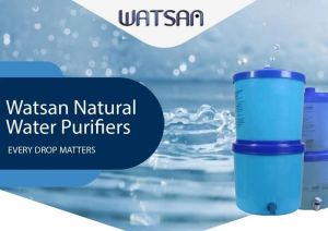 Plastic Steel Watsan Natural Terafil Water Purifier for Home