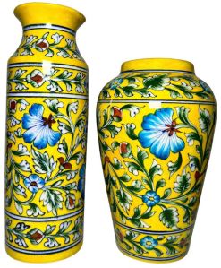 Blue Pottery Vases
