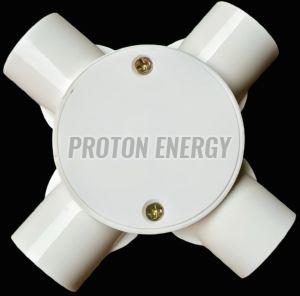 25mm PVC 4 Way Short Junction Box