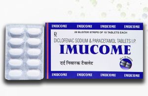 Imucome Diclofenac Sodium & Paracetamol Tablets
