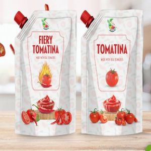 Panaaaa Tomato Ketchup, Taste : Sweet Spicy, Form : Pasteliquid