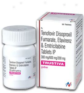 Efavirenz Tenofovir Disoproxil Fumarate and Emtricitabine Tablets