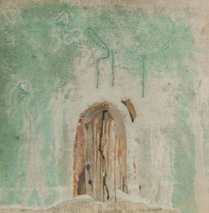 Earthy Textured Mixed Media Art, Shape : Square