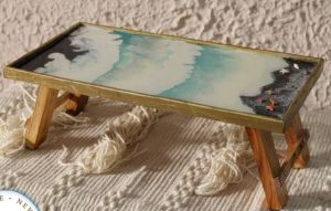 Functional Beach Resin Breakfast Table