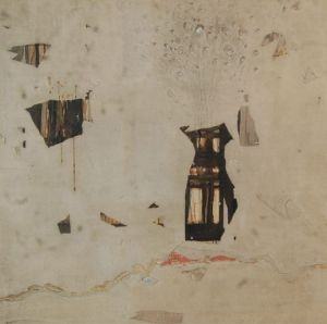 Minimalist Textured Mixed Media Art