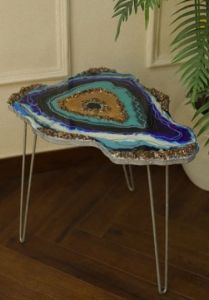 Modern Geode Aesthetic Table
