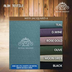 163 GSM Mess Jacquard Polyester Fabric