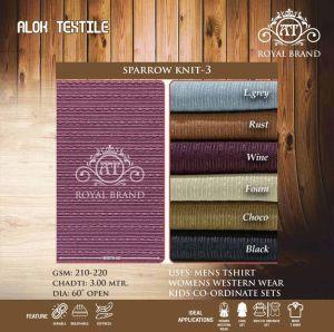 210 GSM Sparrow Knit Polyester Fabric