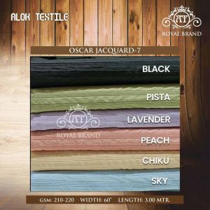 215 GSM Oscar Jacquard Polyester Fabric