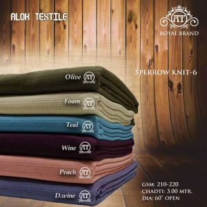 217 GSM Sparrow Knit Polyester Fabric