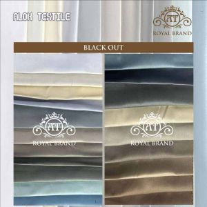 Royal Brand 220 GSM Black Out Polyester Fabric, Width : 60 Inches