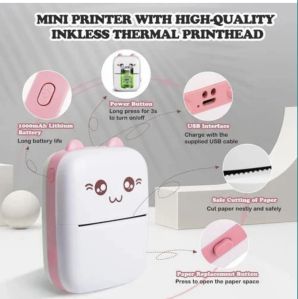 Mini Portable Thermal Printer, Brand Name : SS