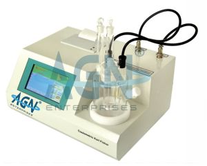 Touch Screen Automatic Karl-fischer Titrator, Color : Cream
