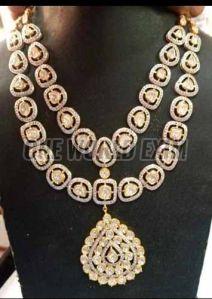 18 Carat Polki Gold Diamond Necklace