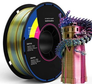 Silk Tri Red Gold Purple Pla 3d Filament