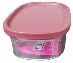 Glass 500ml Unbreakable Storage Container, Shape : Oval Shape