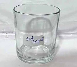 Candle Wax Glass Jar