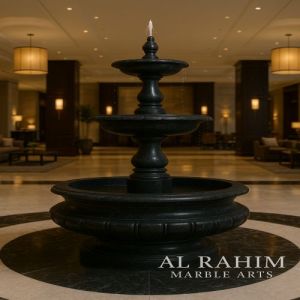Galaxy Black Granite Premium Villas Outdoor Fountain