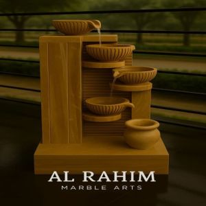 Smooth Sandstone POT Cascade Fountain for Indoor Settings