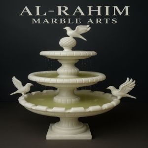 White Marble Indoor Fountain