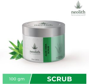 Aloe Vera Scrub With Almond Oil 100Gm