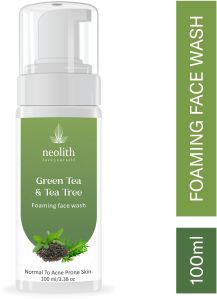 Green Tea and Tea Tree Foaming Face Wash 100Ml