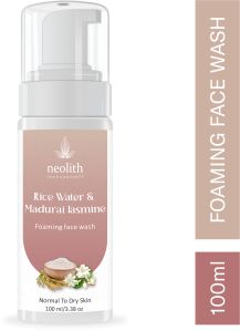 Rice Water & Jasmine Foaming Face Wash 92% Organic 100 Ml