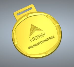 Carved Non Polished Metal Medal Antique, Classy for Champions Awards