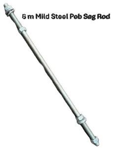 6 M Mild Steel Peb Sag Rod