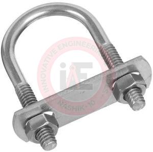 Polished Stainless Steel U Bolt, Packaging Type : Silver