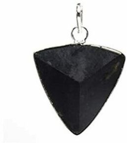 Plain Polished Black Tourmaline Star Pendant Standard for Astrological